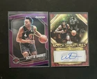 Toronto Raptors 2 Card Lot Scottie Barnes Purple /99 Immanuel Quickly Holo Auto