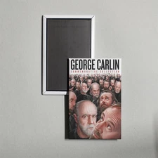 George Carlin The Real George Carlin Mini Movie Poster Fridge Locker Magnet
