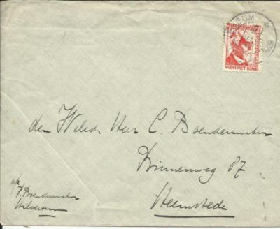Netherlands SEMIPOSTAL Sc#B35(single frank) HILVERGUM 6/II/1929 | eBay