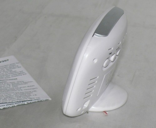 4-TV207 Digital Funkwecker Temperatur DCF Funkuhr Datum Wochentag LED Blau Weiß - Bild 5 von 10