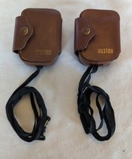 Vintage Weston Direct Reading Exposure Light Meter With Original Leather Case. 2