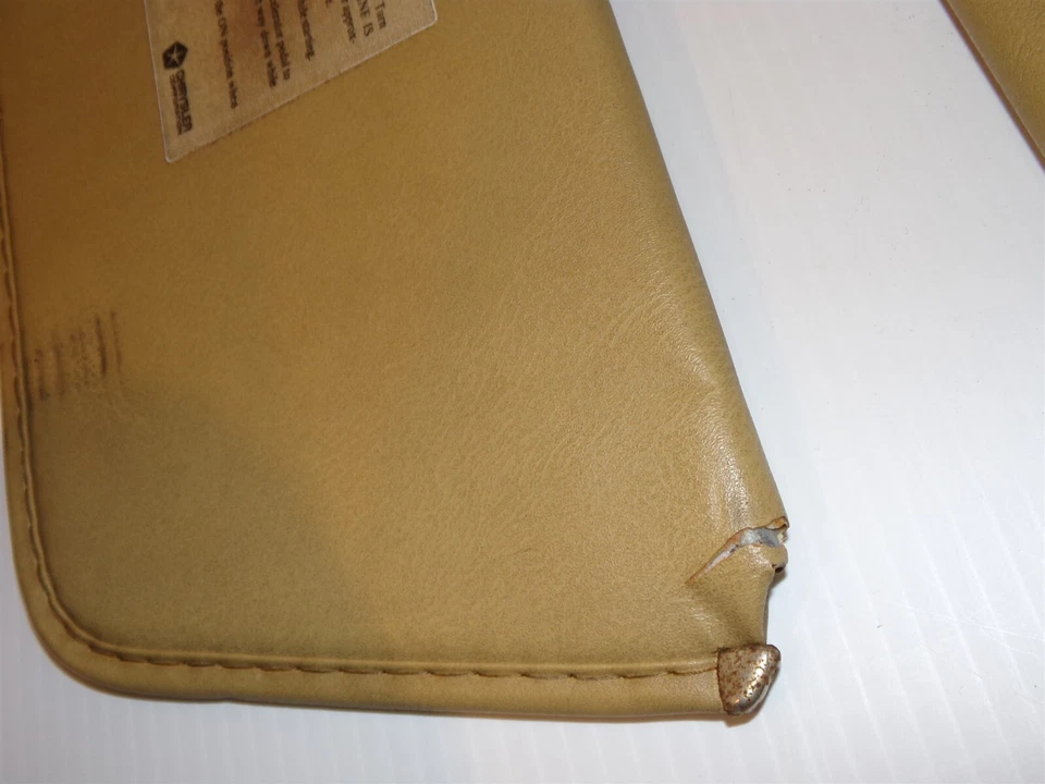 1975 Dodge Dart Tan Sunvisors OEM 2999659 Plymouth Duster Valiant 73 74 - Image 4 of 4