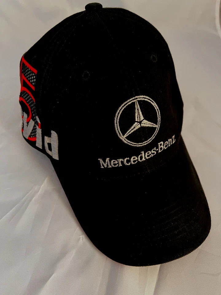 MERCEDES BENZ Fórmula 1 DAVID COULTHARD #5 De Colección Gorra de Carreras Gorra de Camionero Forrada Y2K Foto 2 de 4