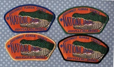 JSP National Jamboree 2001 - Southwest Florida Council -Mint- Set of 4