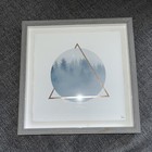 Marmont Hill Perspectivus Framed Glass Minimalist Wall Art 30x30cm Salon Deco