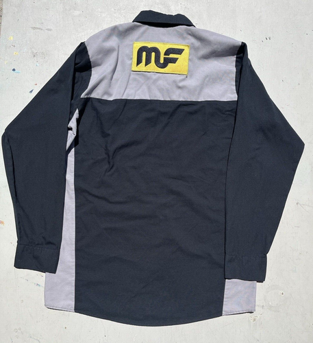 Men's MAGNAFLOW Shirt Multicolor Logo M Patches Shop Mechanic Uniform Auto Race - Picture 10 of 15