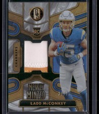 2024 Panini Gold Standard #NMM-LMY Ladd McConkey Newly Minted 75