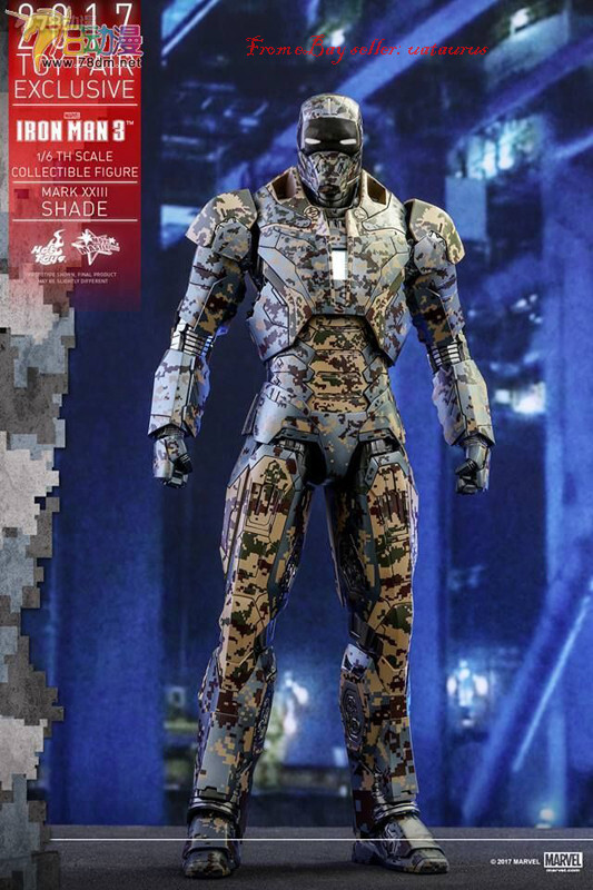 Perfect Hot Toys 1/6 Mms415 Iron Man 3 Iron Man Mk23 Shade In