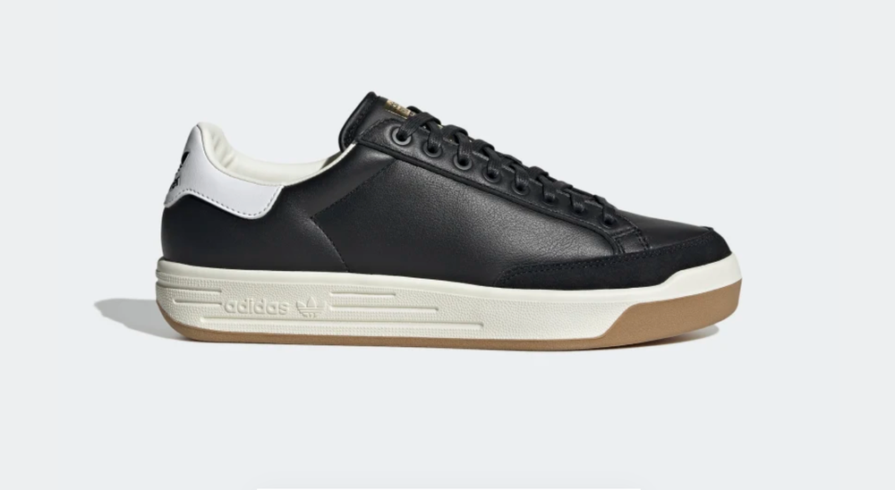 Adidas Rod Laver in Core Black Leather -All Sizes