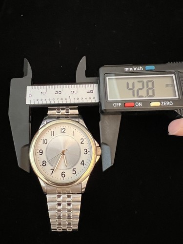 Unbranded Men’s Watch New Battery Stretchy Band - Picture 2 of 5