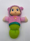 Hasbro Playskool Musical Light up Lullaby Glowworm Pink Plush 10" Moon 2017