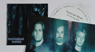 Nocturnal Winds Everlasting Fall Norway Adv CD 1999  + Poster Black Metal