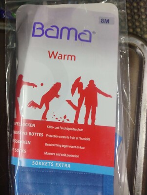 Bama Sokkets Extra,  Insulating Removable Boot Liners 28500 Blue, Size 9M