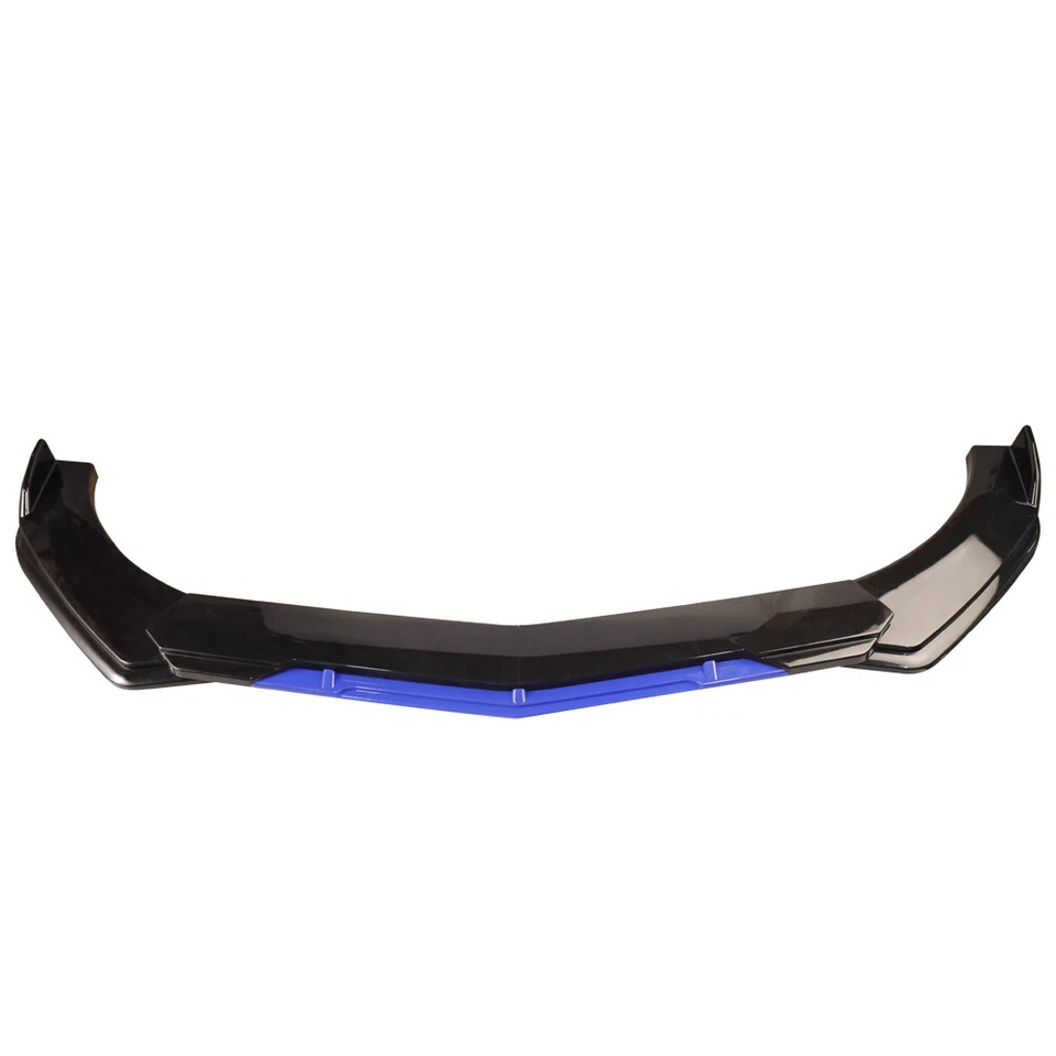 Front Bumper Lip Side Skirt Rear Bumper Lip Strut Rods  Black Blue For Lincoln - Image 3 of 4