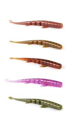 Angelköder weicher Gummiköder  Wurm Tackle Sinking Unagi Schnecke schwimmend