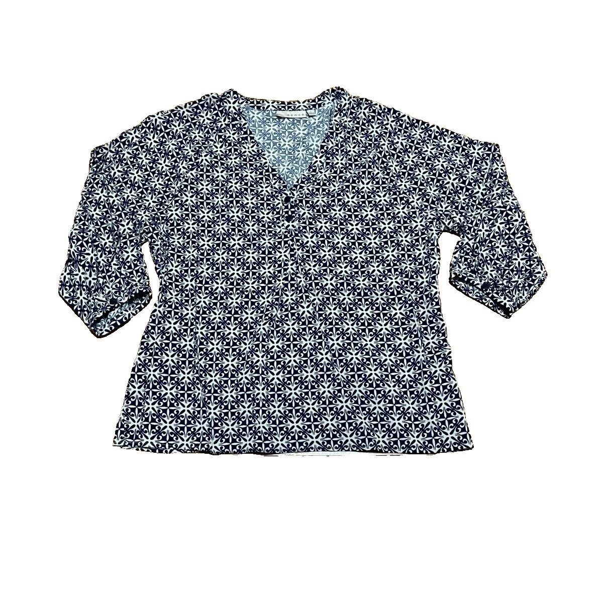 Kenar geométrico algodón para mujeres