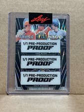 Bloss Loperfido Dezenzo 2024 Leaf Metal Baseball 1/1 Pre Production Proof