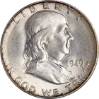 1949-S Franklin Half Dollar Great Deals From The Executive Coin Company