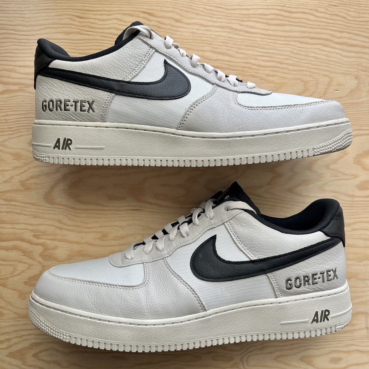 Nike Air Force 1 Gore-tex Light Bone Black Medium Olive Nike Air Force 1 Gore-tex Light Bone Black Medium Olive