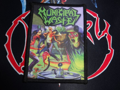Municipal Waste Patch Thrash Metal Bonded by Blood Havok Vektor xl