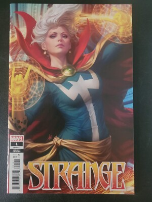 #ad STRANGE #1 2022 MARVEL COMICS STANLEY ARTGERM LUA CLEA VARIANT COVER $3.99