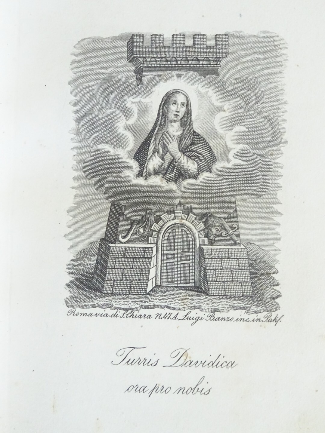 GRABADO EN MINIATURA XVIII ESCENA DIOS RELIGIÓN MARIE MADONA MUERTA VIRGEN BA...