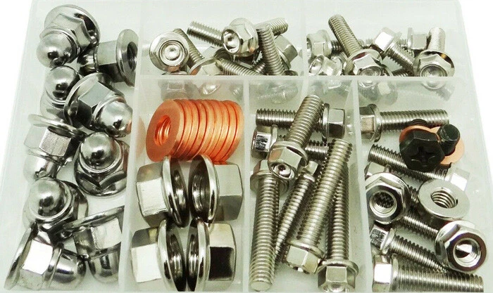 Yamaha YZ490 Top End Engine Bolt Kit (Nickel) YZ 490 - Image 2 of 4