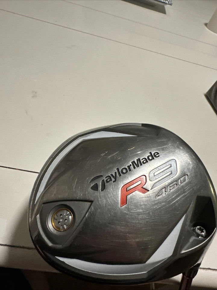 Used RH TaylorMade R9 460 Driver 9.5* REAX 60g X Stiff Flex Graphite Golf Club - Image 3 of 4