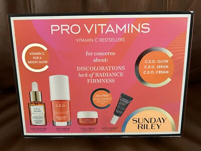 SUNDAY RILEY Pro Vitamins Vit C Best Sellers Box  NEW
