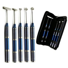Soft Brushing Kit Dental Instruments Implant Lingual Flaps Surgery Set Of 5 NEW
