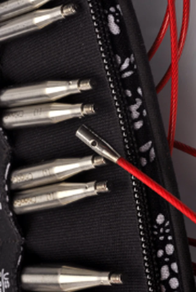 ChiaoGoo Twist Red Lace Nadelset Nadelspitzen Large 5,50-10mm 13cm CG7500L - Bild 2 von 4