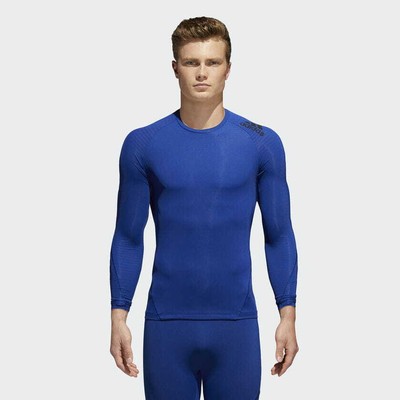 Adidas Alphaskin Men's Blue Climacool Lightweight Techfit Fitness Top  CD7176 | eBay