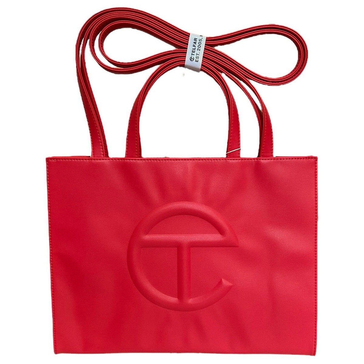 Telfar Red Large Shopping Bag Brand New In Box