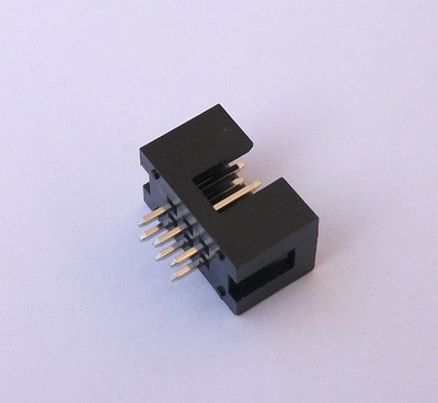 20PC New DC3 simple horns DC3-6P 2 rows 3*2 spacing 2.54mm right angle #W6*