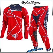 COMPLETO MOTOCROSS ENDURO MTB TROY LEE DESIGNS METRIC NAVY RED TAGLIA 32 - M