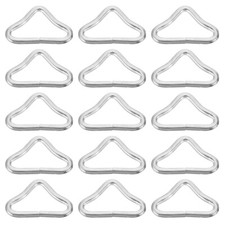 40 PCS Buckle Metal Triangle Rings Replacement Trampoline Clips