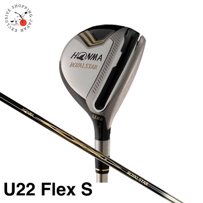 HONMA Golf Royal Star Hybrid Utility Club U22 Carbon Shaft Royal Star Flex S JP