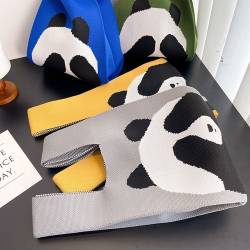 Design Shopping Bags Women Girls Knit Handbag Knot Wrist Bag Tote Bag Handmade