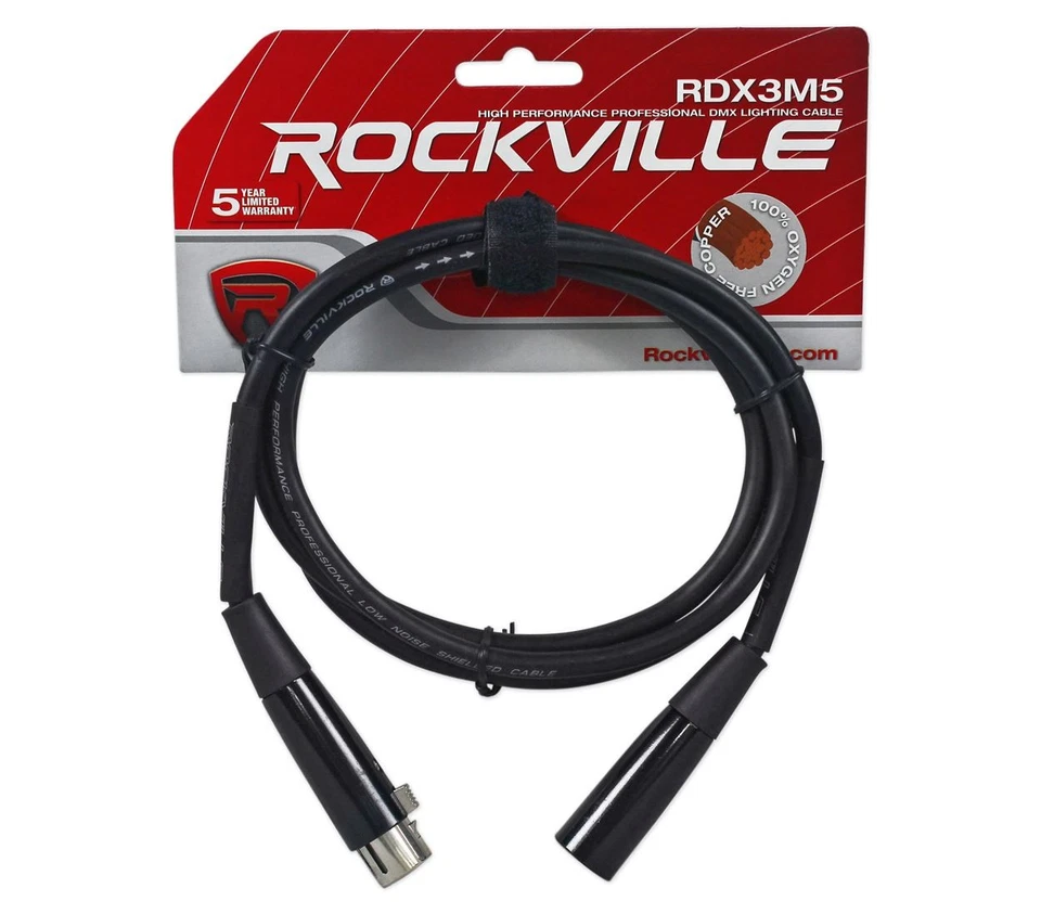 (2) American DJ Eliminator LP 12 HEX RGBWA+UV LED Par Lights+DMX Control+Cables - Image 4 of 4