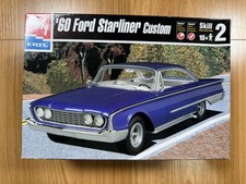 Amt Ertl 1960 Ford Starliner Custom 125 Scale Model Kit 30045 Started