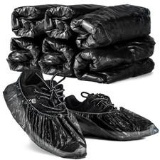 60 Pack Disposable Shoe Covers Waterproof Plastic Booties for Men  Women