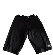 NEW Speedo Endurance Black Stretchy Polyester Black Sports Shorts, Men s 34