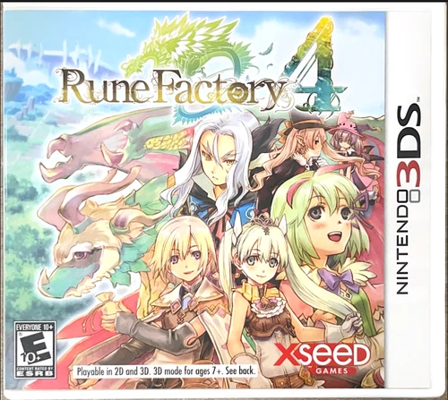 Rune Factory 4 (Nintendo 3DS, 2013, Tested, Boxed)