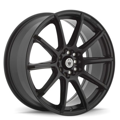 Konig Control Matte Black | 15x6.5'' +40mm | 4x100mm Wheel