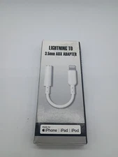 Apple Lightning to Headphone Jack AUX Adapter For iPhone X 11 12 13 14