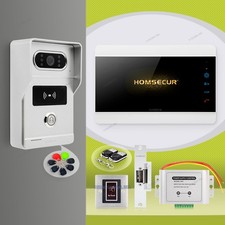 HOMSECUR Video Doorphone Intercom Door Bell RFID Keyfobs Night Vision Door Unloc