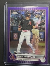 Alex Thomas Topps Chrome Update 2022 Purple Refractor RC Rookie USC122