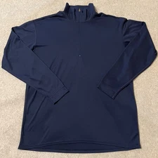 Patagonia Shirt Men’s Large Blue Capilene Base Layer Midweght 1/4 Zip Pullover 