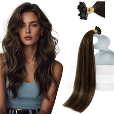 Sunny Hair U-TIP 20in Dark/Medium Brown Hair Extensions - UT_2-2-6_20_50G3