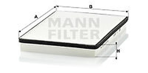 Mann-Filter CU 2672 Filter, Innenluft FüR VW-image